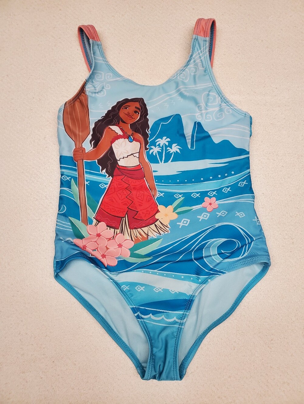 Disney Moana Bundle - Swimsuit Sz 7/8 + Moana Plush Bundle 🌺